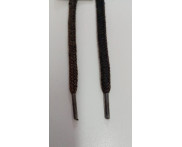 Cadarço Roliço 5 mm - 50 pares - PRETO - 100% Algodão - Ref. 13.250